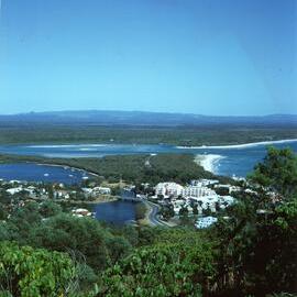 Aerial view, Noosa Heads, ca 1990s