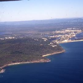 Aerial view, Noosa National Park, Noosa Heads, ca 1990s