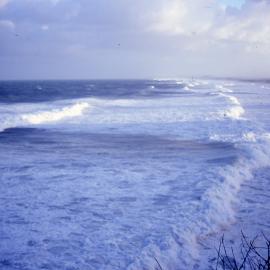 Big waves, Noosa National Park, Sunshine Beach, ca 1980s
