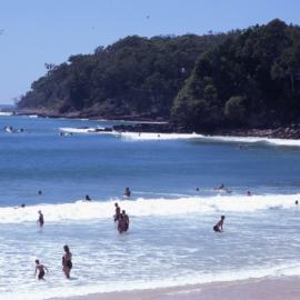 Beachgoers, Noosa Main Beach, Noosa Heads, ca 1980s