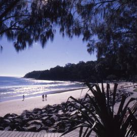 Beachgoers, Noosa Main Beach, Noosa Heads, ca 1980s