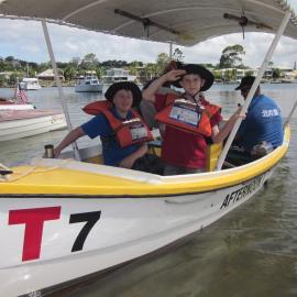 Muller family, 'Afternoon T7',  Noosa Classic Boat Regatta, Noosa River, Noosaville, 5 November 2011