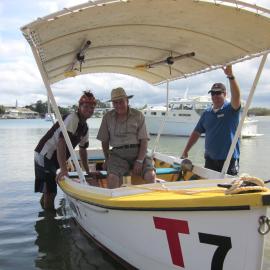 Andrew Hosking, Peter Olds and Trevor Muller, 'Afternoon T7',  Noosa Classic Boat Regatta, Noosa River, Noosaville, 5 November 2011