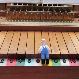 Calliope and Wallace mascot, Noosa Marnia, Noosa Classic Boat Regatta, Tewantin, 6 November 2011