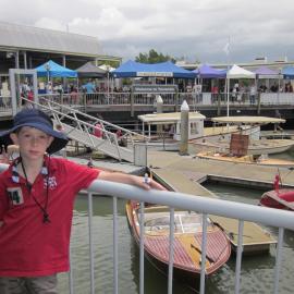 Jayden Muller, Noosa Classic Boat Regatta, Noosa Marina, Tewantin, 5 November 2011