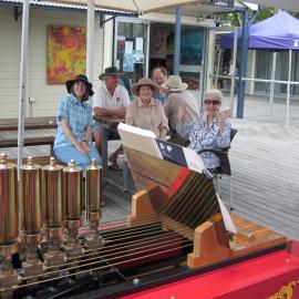 Calliope and daytrippers, Noosa Marnia, Noosa Classic Boat Regatta, Tewantin, 6 November 2011