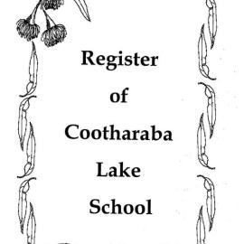 Register of Cootharaba Lake School