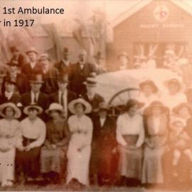 Opening, Pomona Ambulance Station (The Shelter Shed), Pomona, 25 August 1917. 