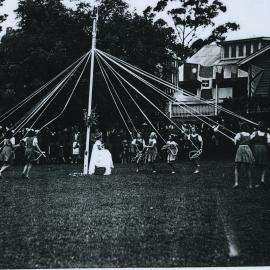 Maypole Dance, Golden Jubilee Celebrations, Pomona State School, Pomona, 1947 