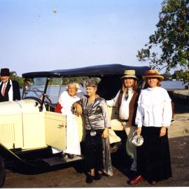 Bruce, Maxine, Esme Tait, Ian and Gail, one week prior to Heritage Day celebrations, Tewantin, 1999