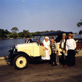 Bruce, Maxine, Esme Tait, Ian and Gail, one week prior to Heritage Day celebrations, Tewantin, 1999