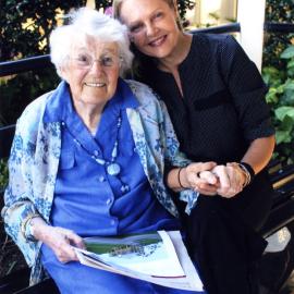 Esme Tait with Sandy Bolton, 7 May 2015