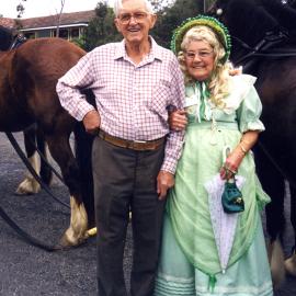 Colin Duke and Esme Tait, Heritage Day celebrations, Tewantin, 22 August 1998