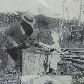 Bill Wilson and Greg Walker (l-r), ca 1948