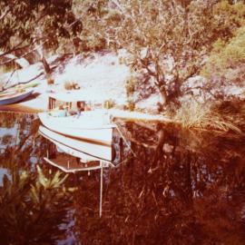 Family boating trip, Noosa River, October 1981