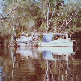 Family boating trip, Noosa River, ca 1980s
