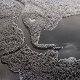 Aerial view, Noosa River and Lake systems, Noosa Heads