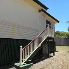 Exterior steps, Freemasons Masonic Lodge, 30 Moorindil Street, Tewantin, 9 December 2013
