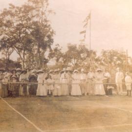 Members, Pomona Tennis Club, Pomona, 6 May 1911