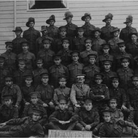 Military portrait, A.I.F. Grenadier School, Enoggera, 20 July 1916