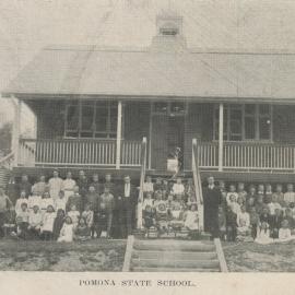Pupils, Pomona State School, School Street, Pomona, ca 1911