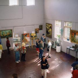 Attendees and exhibits, Contemporary Furniture Exhibition, Cooroy