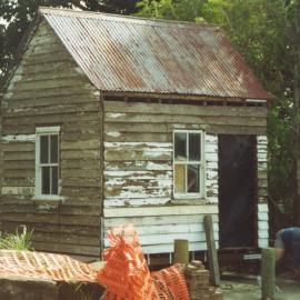 Under renovation, Parkyn's Hut, Tewantin, ca 2001