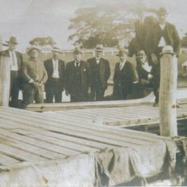 Councillors, Tait's Jetty, Tewantin, ca 1900s