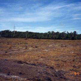 Cleared land for development, 31 January 1997