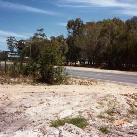 Entrance to land clearing site, Tewantin, 1 November 1990 