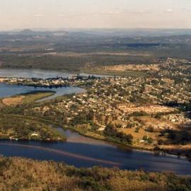 Aerial view Tewantin, Noosa Shire, ca 1987-1992