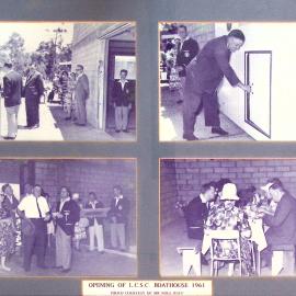 Boathouse opening celebrations, Lake Cootharaba Sailing Club, 1961