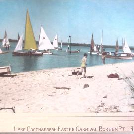 Easter Carnival, Lake Cootharaba Sailing Club, Boreen Point, 1953
