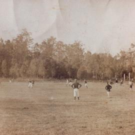 Football match, Pomona, ca 1910