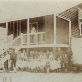School Photo, Cootharaba Lake School, Cootharaba, 23 August 1909