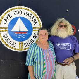 Gail Robinson and Charlie Hacker, Lake Cootharaba, Boreen Point, 10 December 2025