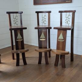 Family recognition chairs, Lake Cootharaba Sailing Club, Boreen Point, 17 December 2025
