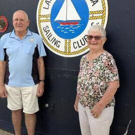 Noel and Sandra Brown, Lake Cootharaba Sailing Club, Boreen Point, 17 December 2025