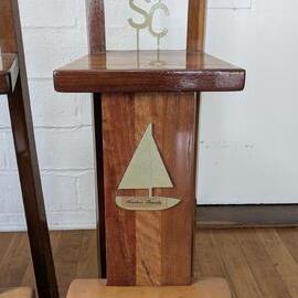 Family recognition chair, Hacker Family, Lake Cootharaba Sailing Club, Boreen Point, 17 December 2025