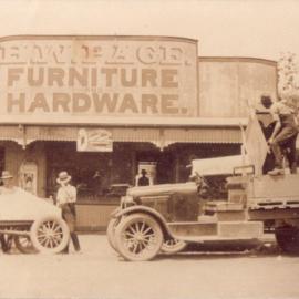 H. W. Page Furniture and Hardware store, Factory Street, Pomona
