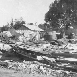 Fire aftermath, Memorial Avenue, Pomona, 5 September 1939