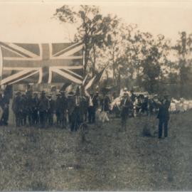 Celebrations, opening day, road to Sunshine Beach Road, Sunshine Beach, October 1929