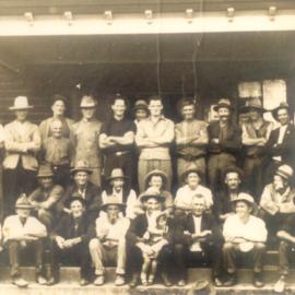 'Relief Gang', Memorial Hall, Reserve Street, Pomona, 1930s