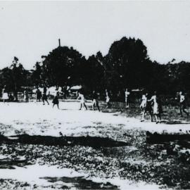 Interschool basketball match, Pomona State Rural School, Pomona, 1942