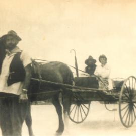 Parade participant, Queensland Centenary, King Street, Cooran, 1959