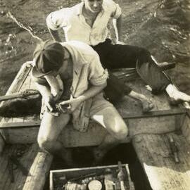 Boating, Lake Cootharaba, 1947