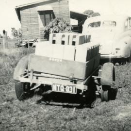 Clubhouse materials, Lake Cootharaba Sailing Club members, ca 1950s