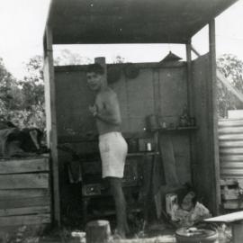 Cookhouse, The 'Gunya', Lake Cootharaba Sailing Club, Boreen Point, ca 1951