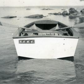 Club dinghy, Lake Cootharaba Sailing Club, Lake Cootharaba, 1957