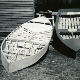 Club dinghy and sailing canoe, Lake Cootharaba Sailing Club, 1958